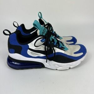Nike Air Max 270 React Hyper Blue Shoes BQ0103-105 Size Youth 4Y Women's 5.5